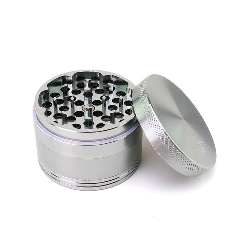 Grinder Black Leaf Antracite Aperto