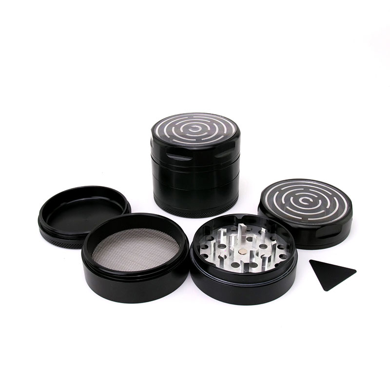 Grinder Black Leaf "Labyrinth" 4-Parti