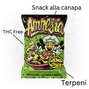 Patatine alla Canapa Amnesia Hemp Chips Specifiche Prodotto