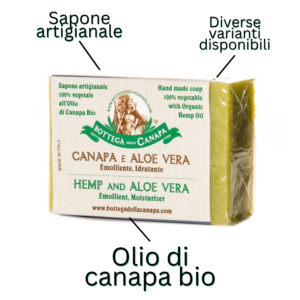 Saponi Artigianali all'Olio di Canapa Bio Bottega della Canapa Specifiche Prodotto