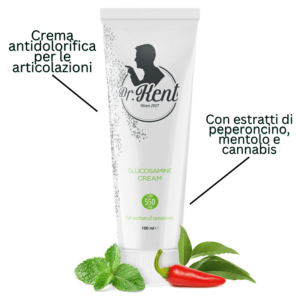 Glucosamine Cream Dr. Kent Specifiche Prodotto