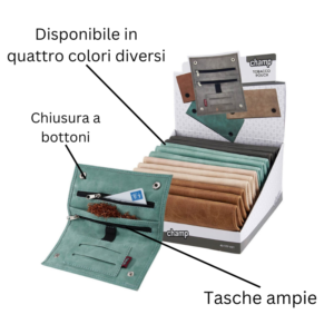 Porta Tabacco Champ High Specifiche Prodotto
