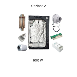 Set Growbox 600W Opzione Due