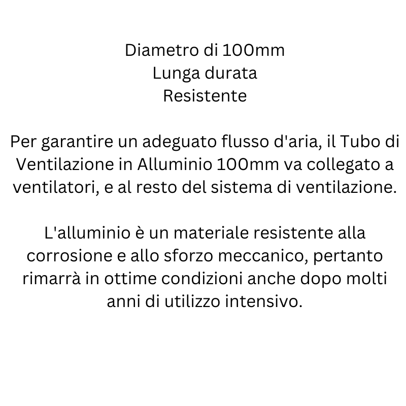 tubo-di-ventilazione-in-alluminio-100mm-informazioni-tecniche-swiss-herb-original Tubo di Ventilazione in Alluminio 100 mm Informazioni Tecniche