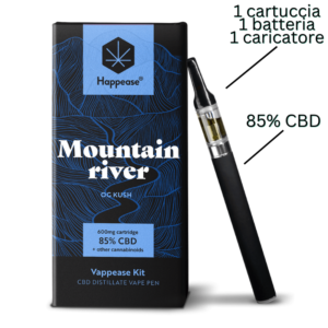 Vaporizzatore CBD Starter Kit Mountain River Happease Specifiche Prodotto